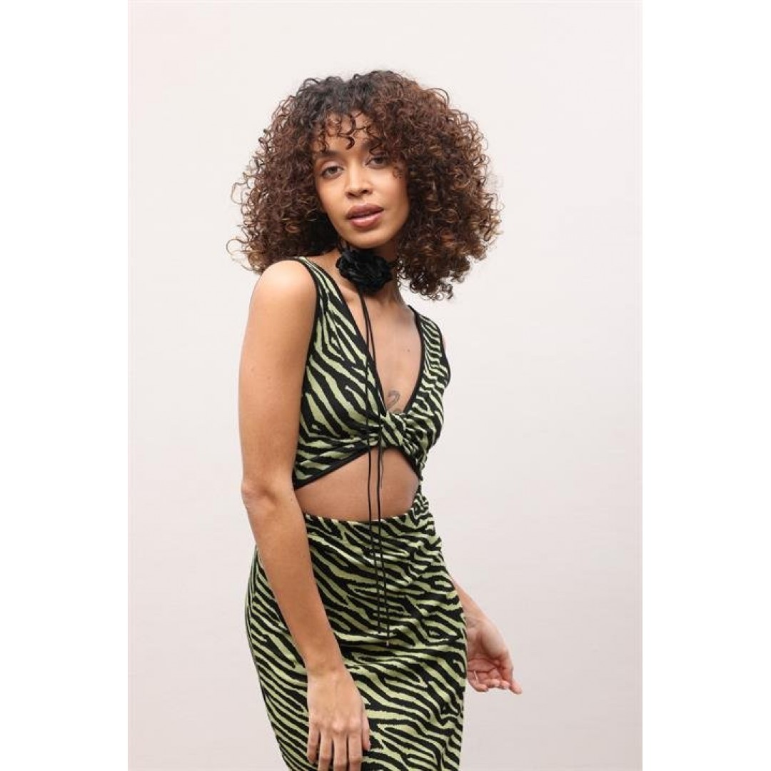 Bellatrix Cut Out Jakarlı Elbise 2677-8 155685 Bellatrix Cut Out Jakarlı Elbise 2677-8 155685