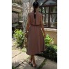 Göbeği Halka Detaylı Midi Boy Elbise 2896 - 160786 Göbeği Halka Detaylı Midi Boy Elbise 2896 - 160786
