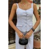 Kalın Askılı Bluz Pantolon Keten Takım 10187 160569
