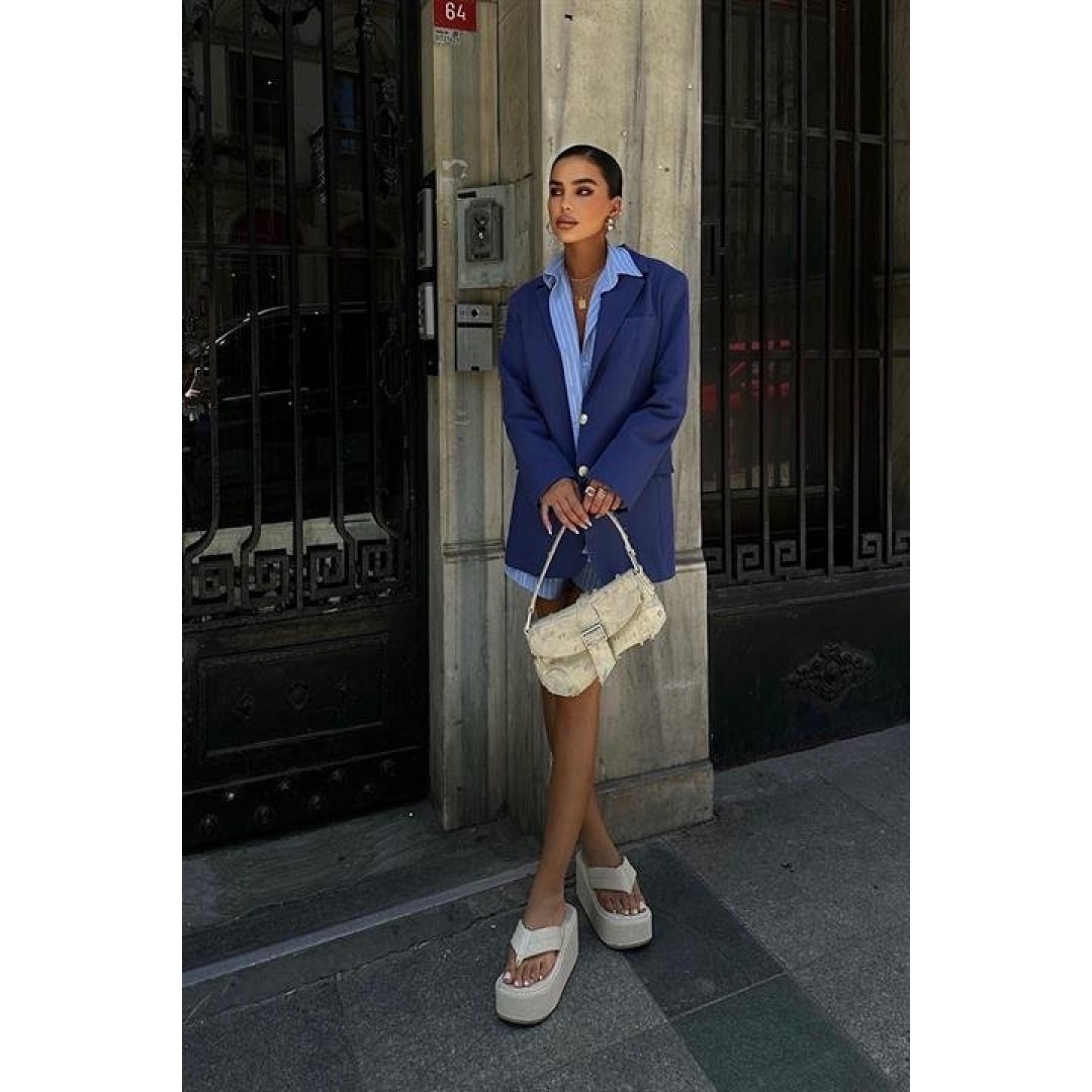 Agnes Blazer Keten Ceket 6105 155212 Agnes Blazer Keten Ceket 6105 155212