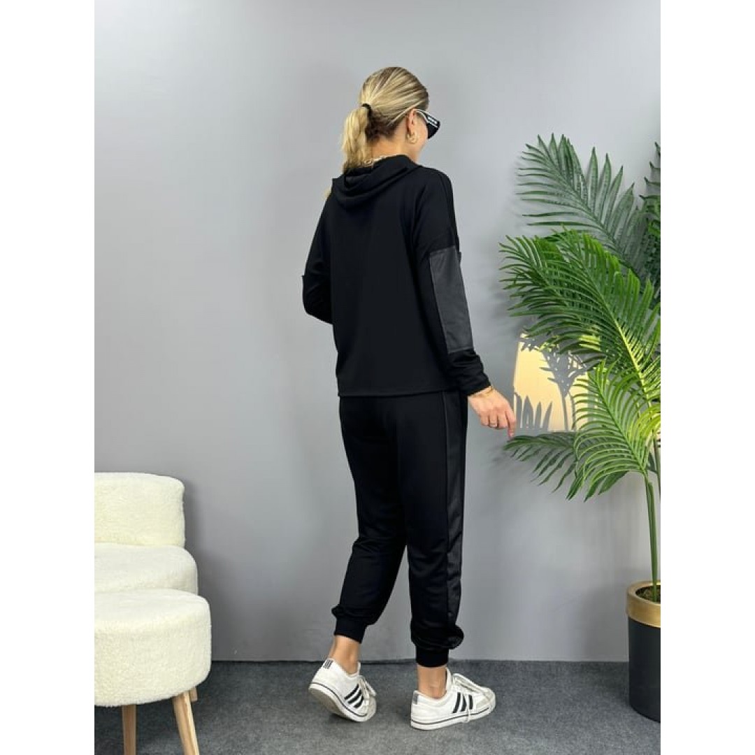 Kadın Uzun Kollu Kapüşonlu Oversize Sweat Ve Pantolon Ikili Takım 127796 Kadın Uzun Kollu Kapüşonlu Oversize Sweat Ve Pantolon Ikili Takım 127796