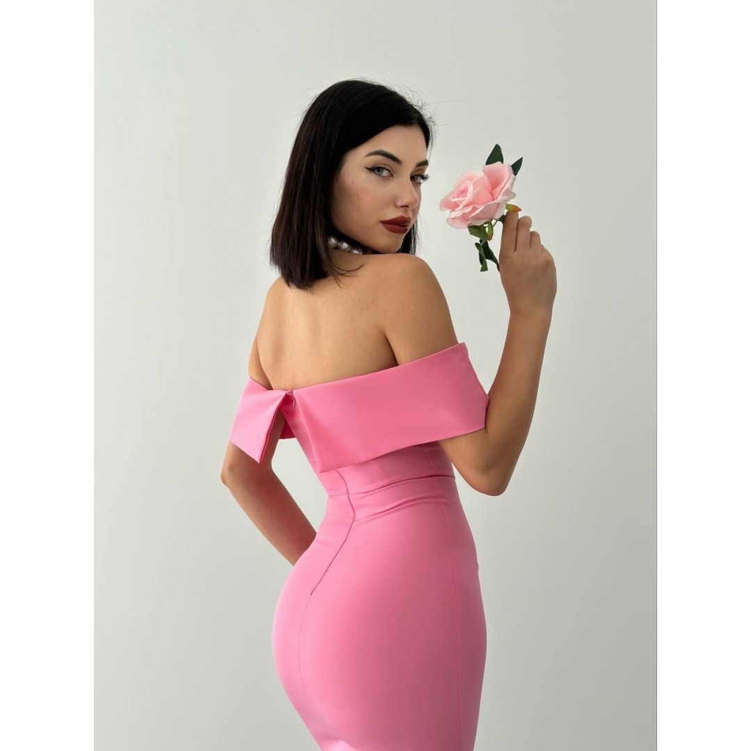 MADONNA YAKA UZUN ELBİSE - 146999 MADONNA YAKA UZUN ELBİSE - 146999