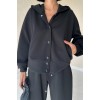 Siyah Beli Lastikli Ceket Ve Pantolon Takım - 153508 Siyah Beli Lastikli Ceket Ve Pantolon Takım - 153508