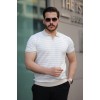 Erkek Kısa Kollu çizgi Desenli örme Kumaş Tshirt 157295 Erkek Kısa Kollu çizgi Desenli örme Kumaş Tshirt 157295