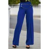 Kadın Beli Zincir Detay Ithal Krep Pantolon - 135070
