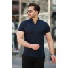 Erkek Hakim Yaka Dokuma Pamuklu Kumaş Kısa Kollu T-shirt 160090 Erkek Hakim Yaka Dokuma Pamuklu Kumaş Kısa Kollu T-shirt 160090