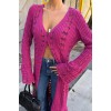 Ajur Uzun Düğmeli Triko Hırka 5181 158622 Ajur Uzun Düğmeli Triko Hırka 5181 158622