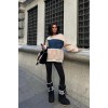 Göğsü Denim Garnili Sweatshirt 3402 158378 Göğsü Denim Garnili Sweatshirt 3402 158378