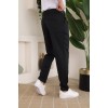 Erkek Duble Paça Yandan Tokalı Cord Desenli Old Money Pantolon - 159385