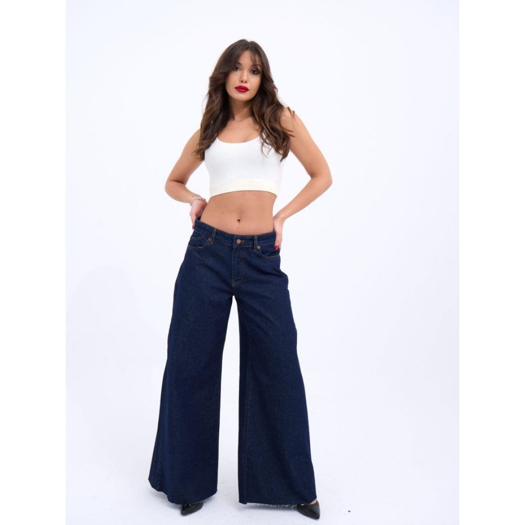 7350 KOT PANTOLON-MAVİ 148623