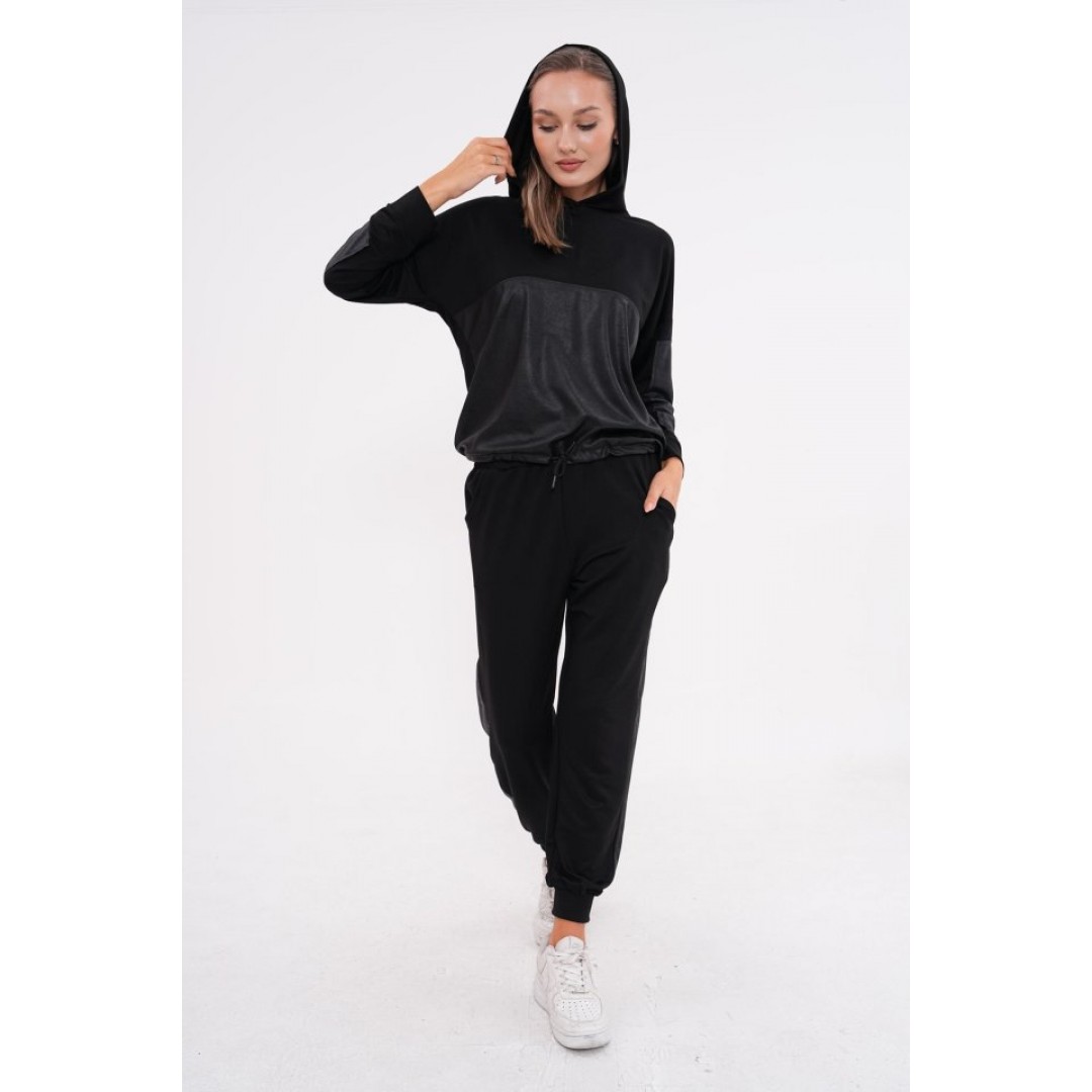 Kadın Uzun Kollu Kapüşonlu Oversize Sweat Ve Pantolon Ikili Takım 127796 Kadın Uzun Kollu Kapüşonlu Oversize Sweat Ve Pantolon Ikili Takım 127796