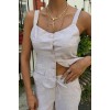 Kalın Askılı Bluz Pantolon Keten Takım 10187 160568 Kalın Askılı Bluz Pantolon Keten Takım 10187 160568