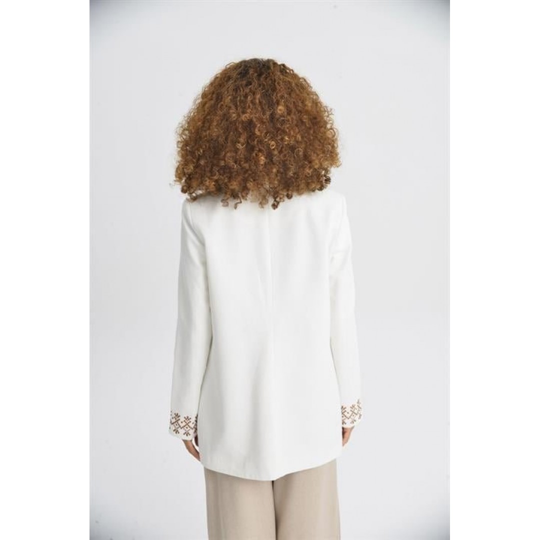 Leomie Nakışlı Blazer Ceket 6106 155209 Leomie Nakışlı Blazer Ceket 6106 155209