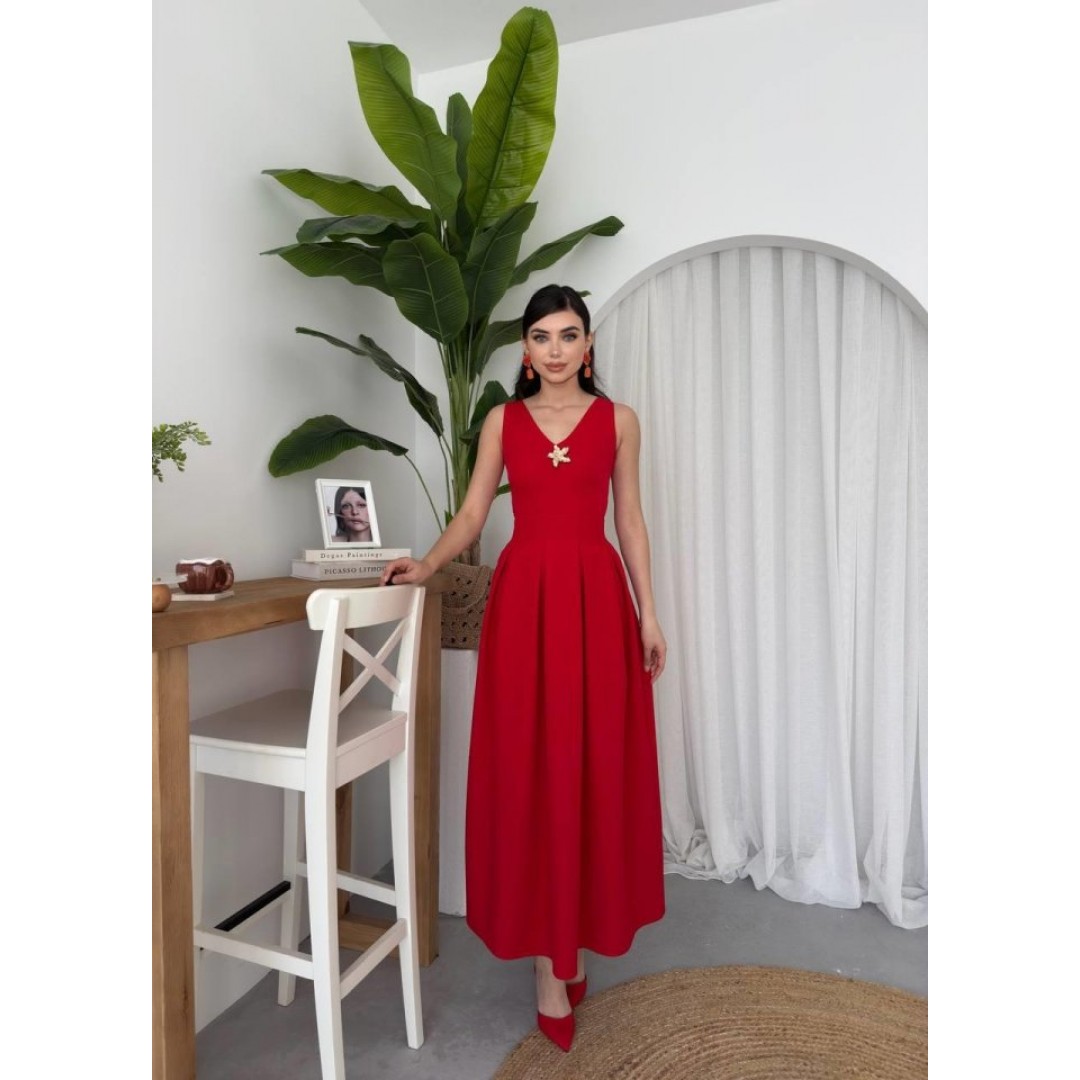 Late Yıldız Detaylı Elbise - 152385