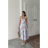 Bebe Mavi İnce Kemer Detaylı Elbise - 156663 Bebe Mavi İnce Kemer Detaylı Elbise - 156663