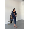 CROP CEKET - ETEK TAKIM - Lacivert 153972 CROP CEKET - ETEK TAKIM - Lacivert 153972