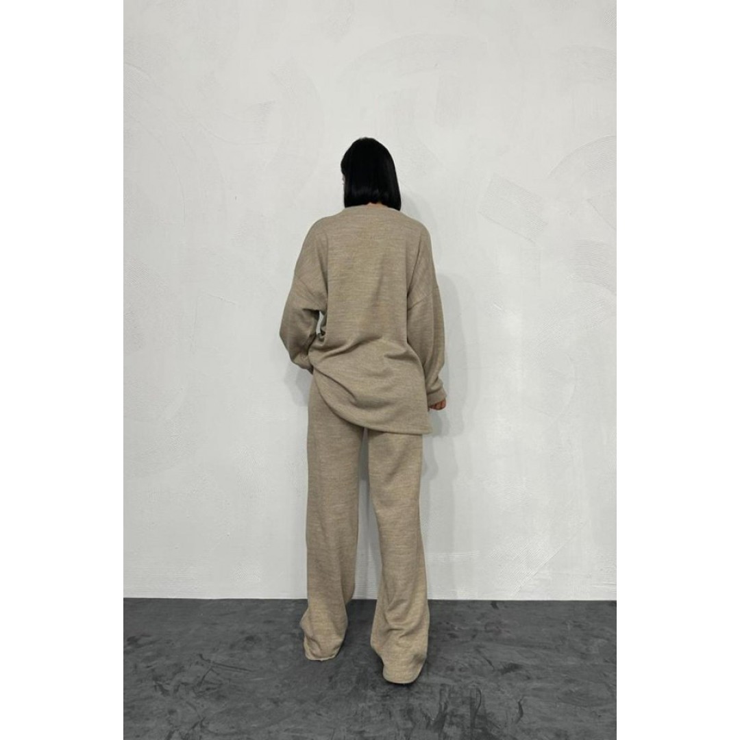 Bej Salaş Bluz Ve Pantolon Takım 153066 Bej Salaş Bluz Ve Pantolon Takım 153066