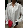 Klasik Oversize Poplin Gömlek 3421 158451
