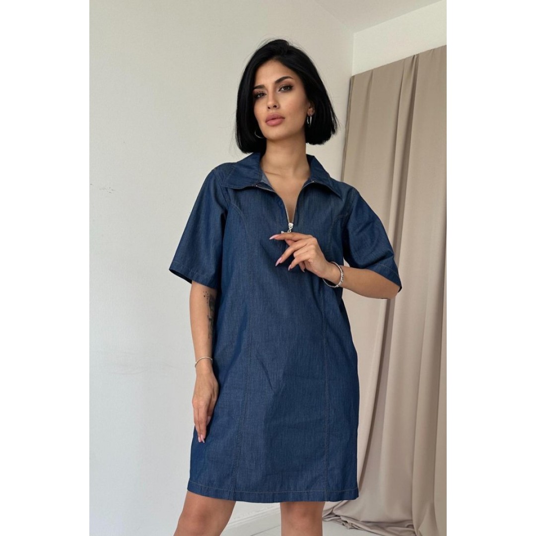 Mavi Tencel Kuplu Elbise - 153486 Mavi Tencel Kuplu Elbise - 153486