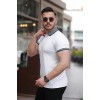 Erkek Yakalı Kagi Kumaş Kısa Kollu T-shirt 160901 Erkek Yakalı Kagi Kumaş Kısa Kollu T-shirt 160901