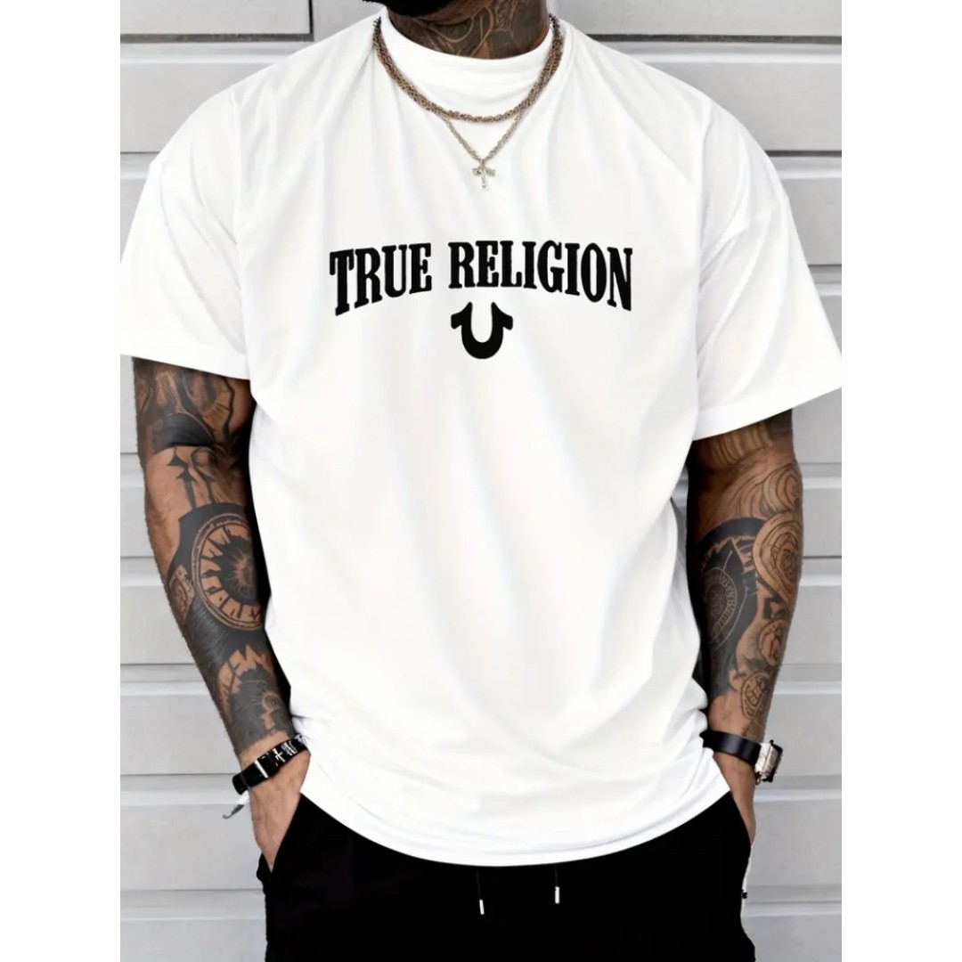 Erkek True Religion Baskılı Süprem T-shirt 123499