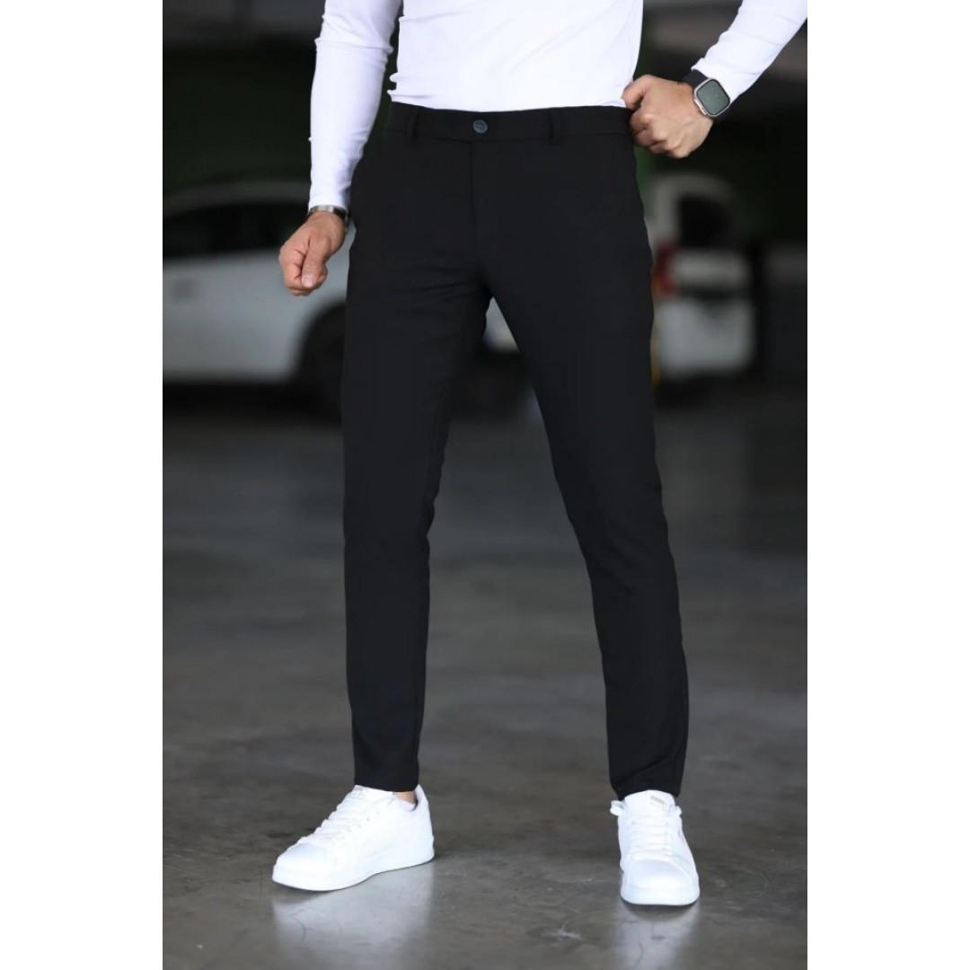 Erkek Düz Kesim Bilek Boy Kumaş Pantolon - 156938 Erkek Düz Kesim Bilek Boy Kumaş Pantolon - 156938