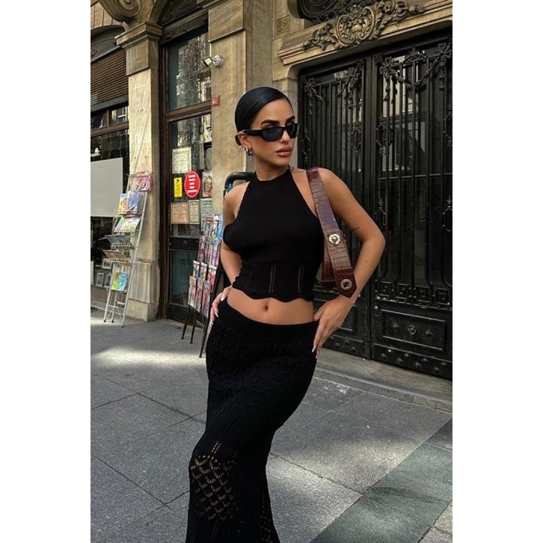 Adela Kroşe Etek Takım 9504-01 155781