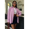 Çizgili Pembe Poplin Gömlek 3451 158528 Çizgili Pembe Poplin Gömlek 3451 158528