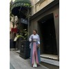 KOT ETEK PARÇALI UZUN ÖNDEN YIRTMAÇLI - Pembe 151166