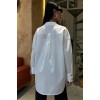 Kalp Nakışlı Ve Düğme Detaylı Oversize Gömlek 3430 158456