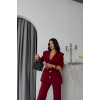 TASARIM CEKET-PANTOLON TAKIM METAL DÜĞME DETAYLI - Bordo 153929 TASARIM CEKET-PANTOLON TAKIM METAL DÜĞME DETAYLI - Bordo 153929
