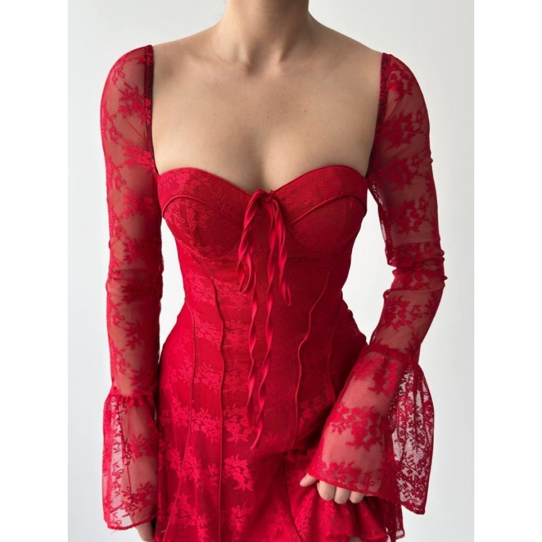 Evita Mini Elbise - 157793