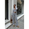 Nancy Kruveze Yaka Crop Takım 9954 - 25 155857
