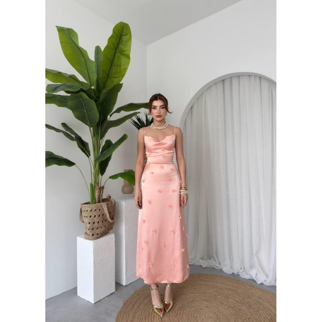 Dora Çiçek Detaylı Elbise - 161367 Dora Çiçek Detaylı Elbise - 161367