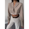CROP CEKET TEK DÜĞME - Bej - 153799 CROP CEKET TEK DÜĞME - Bej - 153799