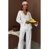 Kruvaze Model Klasik Pantolonlu Çupra Keten Takım 10191 159446 Kruvaze Model Klasik Pantolonlu Çupra Keten Takım 10191 159446