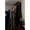 ŞERİT PAYET  CROP BLUZ-YIRTMAÇLI ETEK TAKIM - Kırmızı 150442
