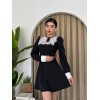 Parma Uzun Kollu Mini Boy Elbise - 147062