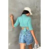 LorisBağlamalı Crop Triko 1062-02 155843 LorisBağlamalı Crop Triko 1062-02 155843