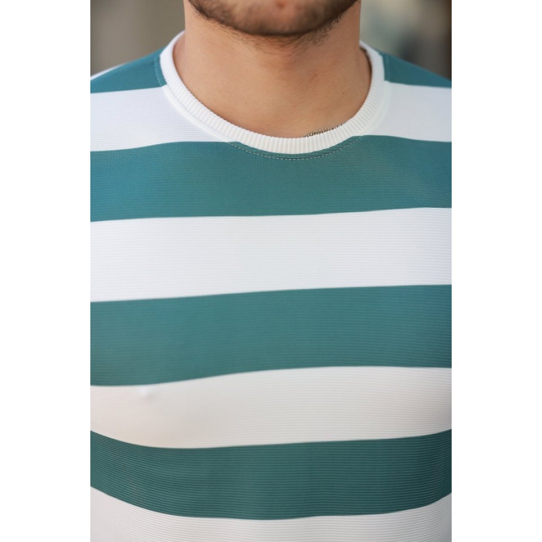 Erkek çift Renk Pamuklu örme Kumaş Kısa Kollu T-shirt 159922 Erkek çift Renk Pamuklu örme Kumaş Kısa Kollu T-shirt 159922
