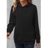 Kadın Uzun Kollu Kapşonlu Bağcıklı Cepli Capitone Sweatshirt 136198 Kadın Uzun Kollu Kapşonlu Bağcıklı Cepli Capitone Sweatshirt 136198