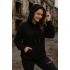 Kadın Uzun Kollu Kapşonlu Bağcıklı Cepli Capitone Sweatshirt 136198 Kadın Uzun Kollu Kapşonlu Bağcıklı Cepli Capitone Sweatshirt 136198