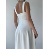 Neapolitan Askılı Elbise - 154663