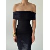 Uyef Straplez Elbise 153528