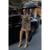 Leopar Desenli Yırtık Detaylı Kazak 1344 158385 Leopar Desenli Yırtık Detaylı Kazak 1344 158385