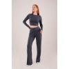 Fitilli Bluz Ve Pantolon Antrasit İkili Takım 147558 Fitilli Bluz Ve Pantolon Antrasit İkili Takım 147558