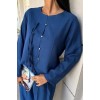 Önü İnce Kordon Detaylı Ve Double Paça Pantolonlu Takım 10180 - 159417 Önü İnce Kordon Detaylı Ve Double Paça Pantolonlu Takım 10180 - 159417
