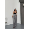 PANTOLON BEL ŞERİT DETAYLI - Gri 153640 PANTOLON BEL ŞERİT DETAYLI - Gri 153640