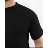 Erkek Kısa Kollu örgü Kumaş Bisiklet Yaka T-shirt 156856 Erkek Kısa Kollu örgü Kumaş Bisiklet Yaka T-shirt 156856