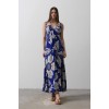 ASKILI VİSCON ELBİSE - Saks - 151380